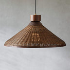 Silva Retro Rattan LED Pendant Light for Living Rooms, Restaurants, and Hotels
