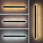 Orral Linear Oval Outdoor Wall Lamp