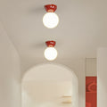 Valentina Modern Metal & Glass Flush-Mount Ceiling Light for Bedroom