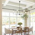 Silva Vintage Retro Metal Elegant Chandeliers Living Room