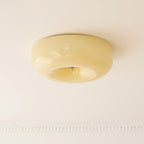 Candy Cream Glass Ceiling Light