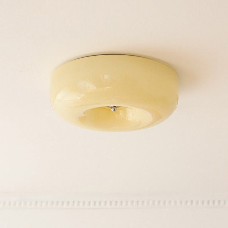 Candy Cream Glass Ceiling Light