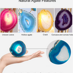Aria Agate Colourful Chandelier for Bedroom or Living Room