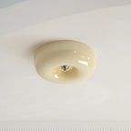 Candy Cream Glass Ceiling Light