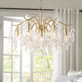 Kristy Luxury Wisteria Floral Crystal Chandelier