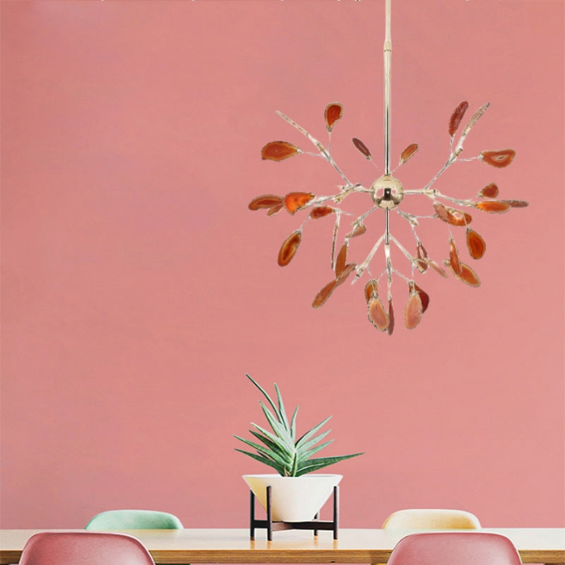 Aria Agate Colourful Chandelier for Bedroom or Living Room