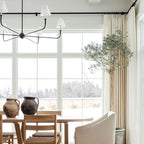 Silva Vintage Retro Metal Elegant Chandeliers Living Room