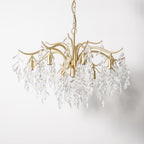 Kristy Luxury Wisteria Floral Crystal Chandelier