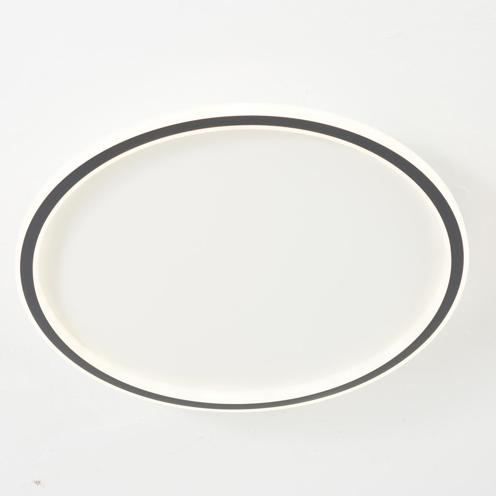 Quasso Modern Round LED Flush Mount Ceiling Light