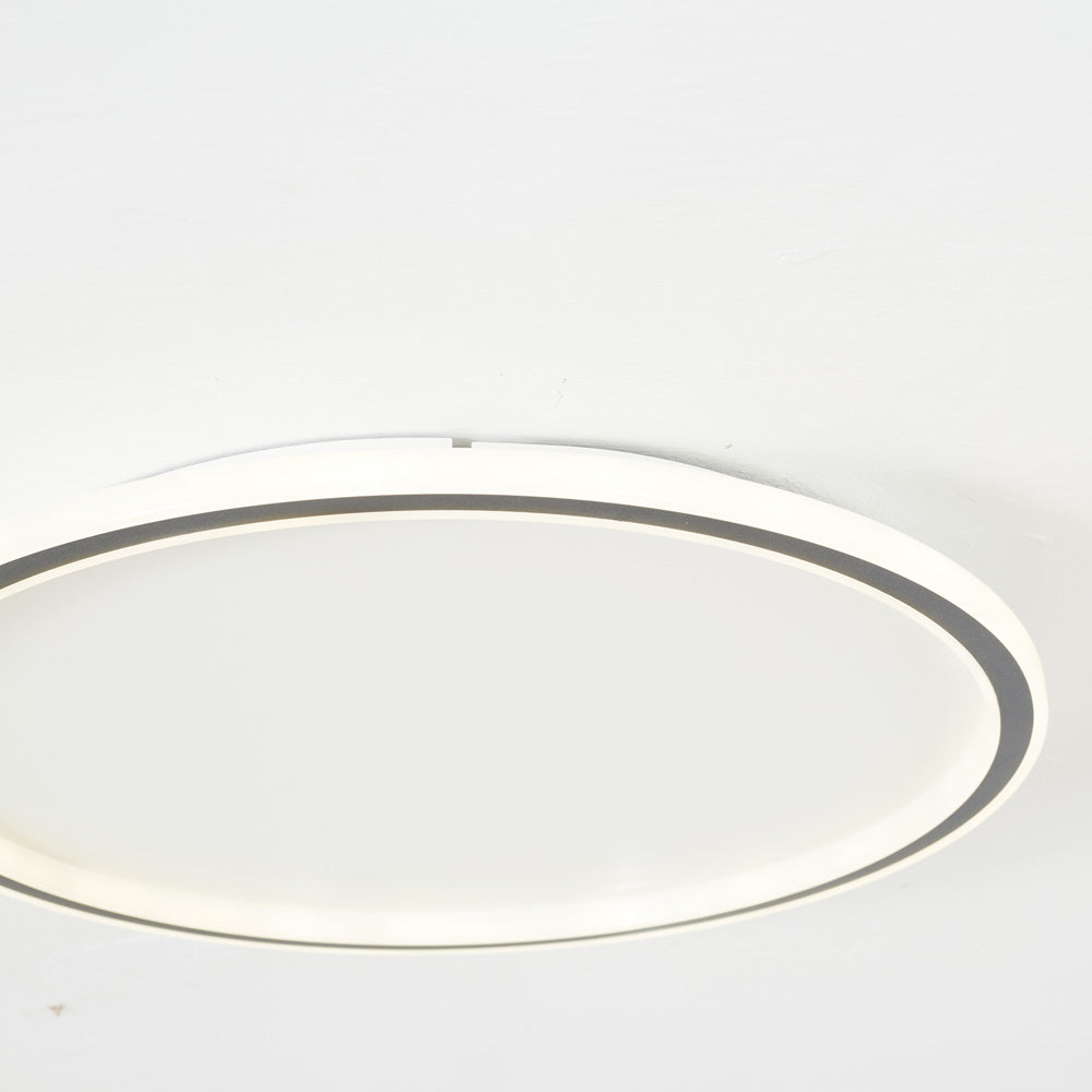 Quasso Modern Round LED Flush Mount Ceiling Light