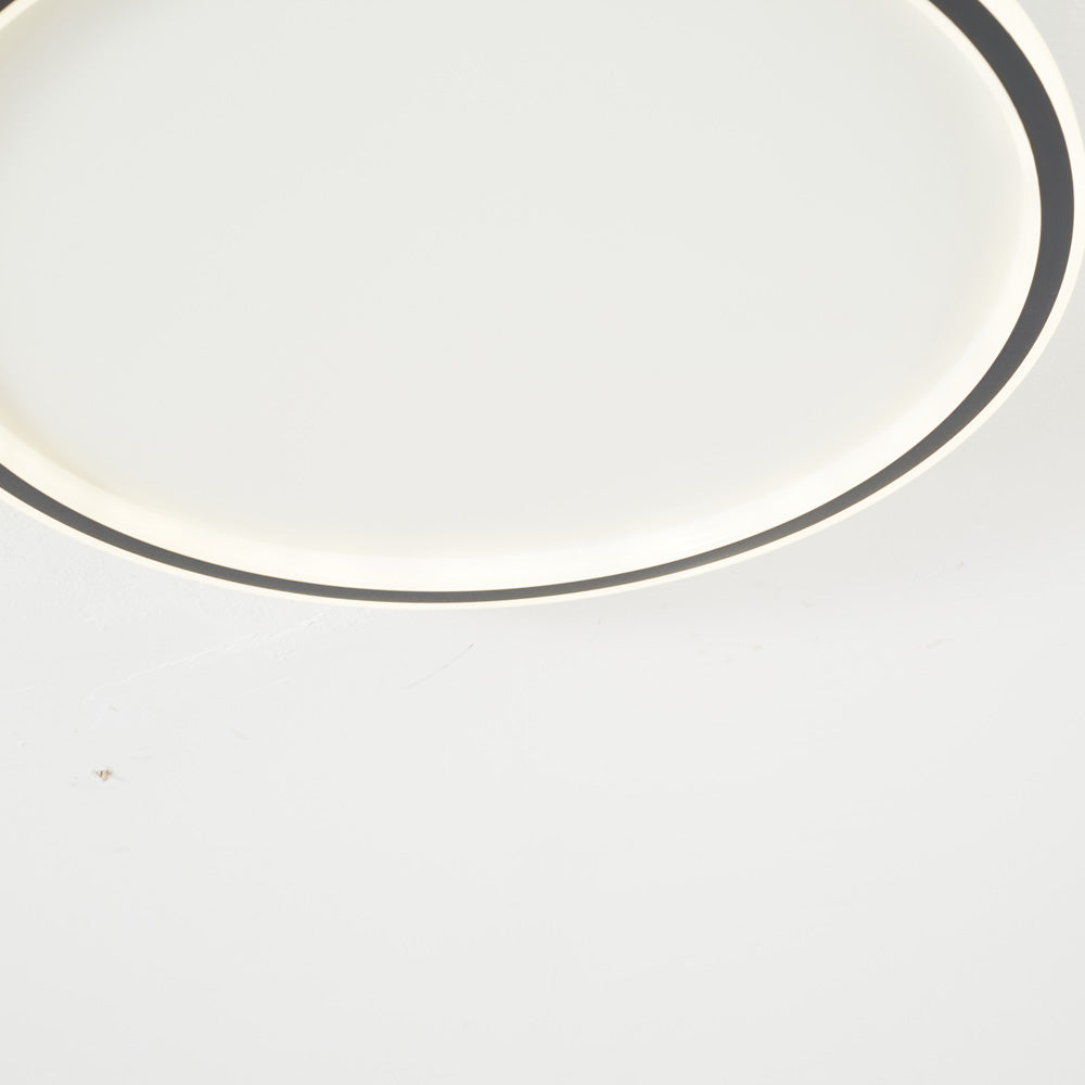 Quasso Modern Round LED Flush Mount Ceiling Light