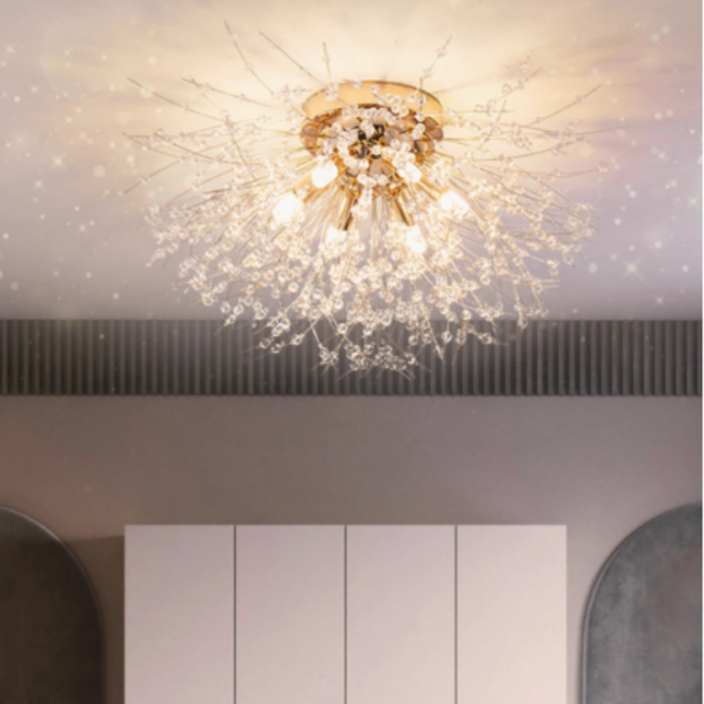 Kalia Vintage Dandelion Firework Pendant Light