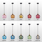 Water-Rippled Glass Pendant Lighting