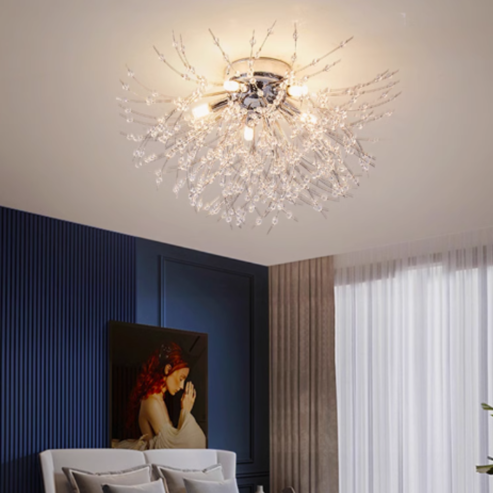Kalia Vintage Dandelion Firework Pendant Light