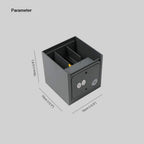 Nexu Modern Adjustable Square LED Outdoor Wall Lamp