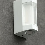 Marve Nordic Outdoor Up/Down Wall Sconce, White or Black