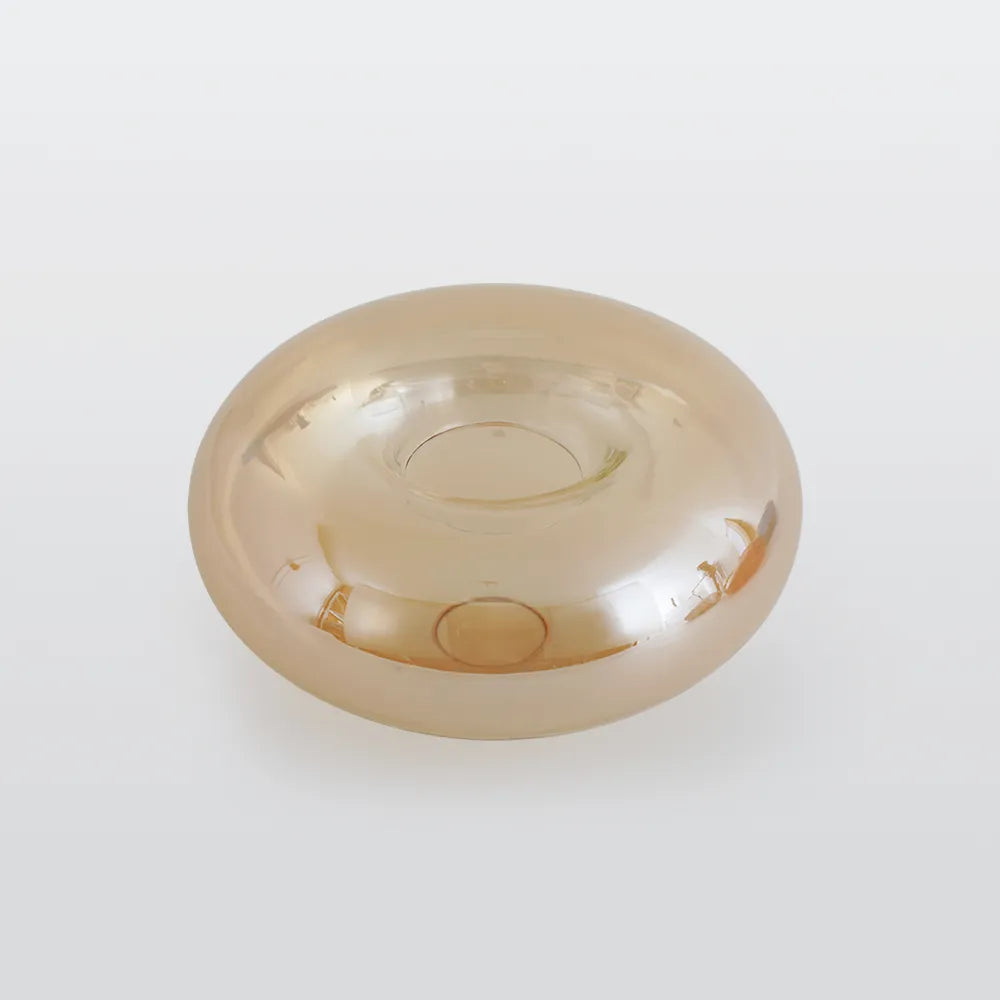 Valentina Art Deco Industrial Globe Flush-Mount Ceiling Light for Living Room