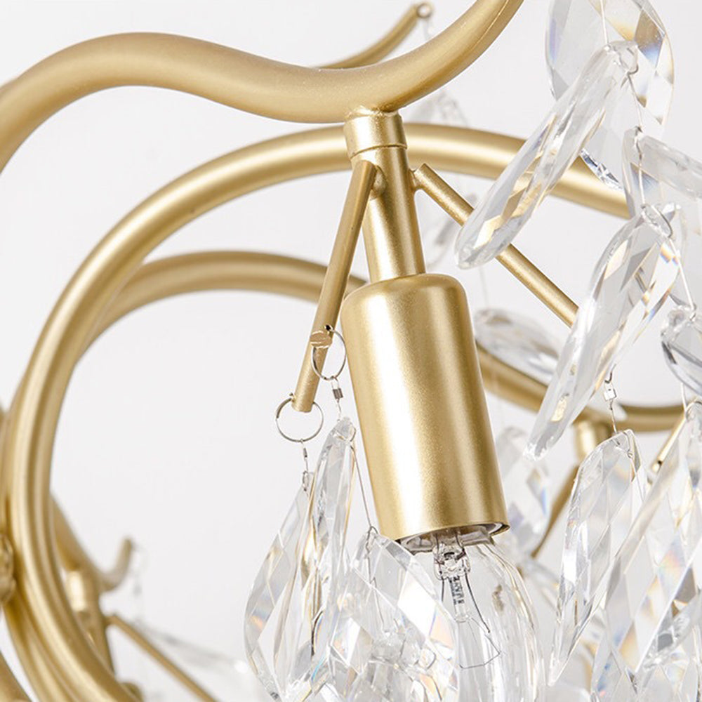 Kristy Luxury Wisteria Floral Crystal Chandelier