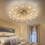 Arisha Art Deco Starry Flush-Mount Ceiling Light
