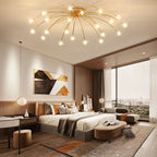 Arisha Art Deco Starry Flush-Mount Ceiling Light