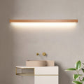 Muto Linear Vanity Wall Lamp with Wooden Front