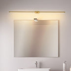 Ivox Minimalist Linear Wall Lamp – Gold & Black Finish