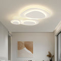 Arisha Modern  Unique Shape LED White Flush Mount Ceiling Light Bedroom