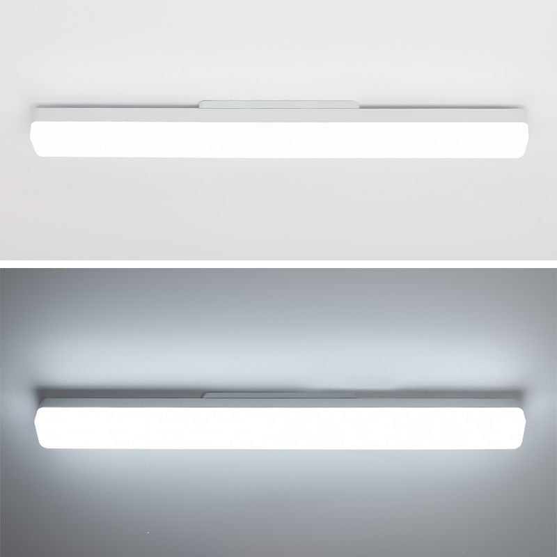 Arisha Modern Rectangular Wall Lamp, White