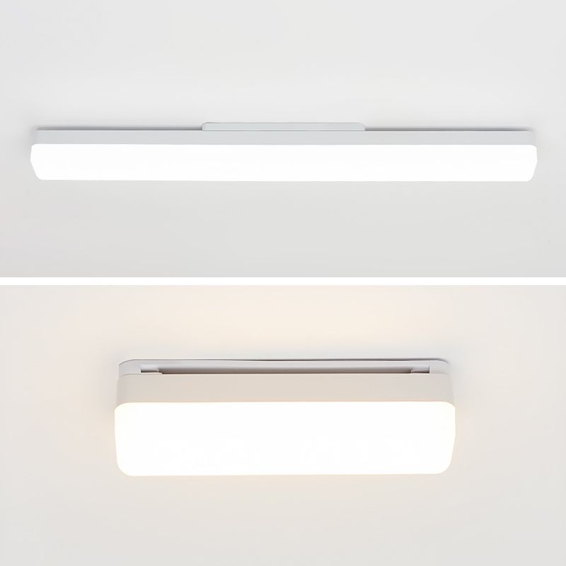 Arisha Modern Rectangular Wall Lamp, White