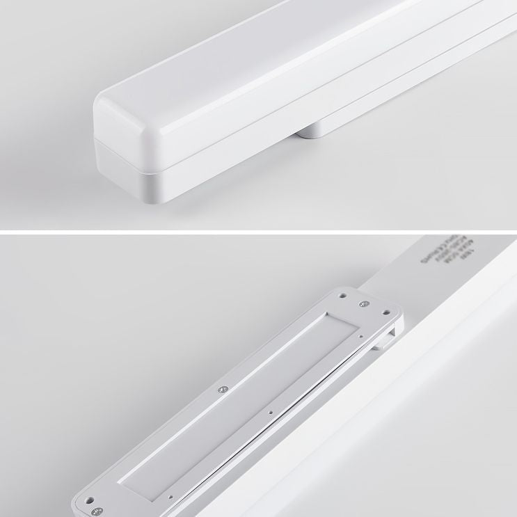 Arisha Modern Rectangular Wall Lamp, White