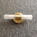 Arisha Modern Cylindrical Metal LED Wall Lamp - Gold