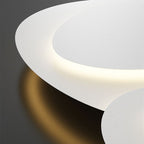 Arisha Modern  Unique Shape LED White Flush Mount Ceiling Light Bedroom
