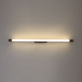 Arisha Modern Gold Mirror Front Vanity Wall Lamp, Metal/