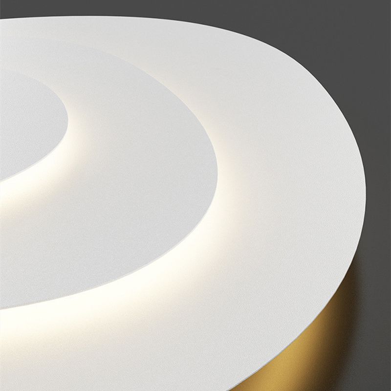 Arisha Modern  Unique Shape LED White Flush Mount Ceiling Light Bedroom