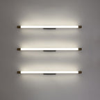 Arisha Modern Gold Mirror Front Vanity Wall Lamp, Metal/