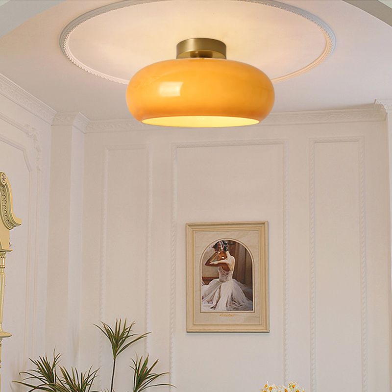 Charlotte Glass Flush-Mount Ceiling Light
