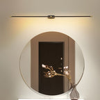Ivox Minimalist Linear Wall Lamp – Gold & Black Finish