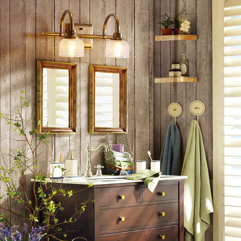 Arisha Prismatic Glass Vanity Wall Light