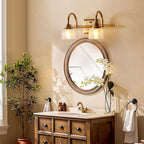 Arisha Prismatic Glass Vanity Wall Light
