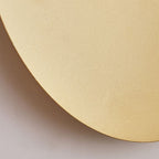 Arisha Minimalist Round Wall Mounted Lamp, Metal, Bedside/Living Room