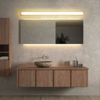Arisha Minimalist White Bar Vanity Wall Lamp for Mirror Front