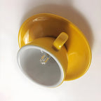Aria Modern Ceramic Coffee Cups Flush-Mount Ceiling Light