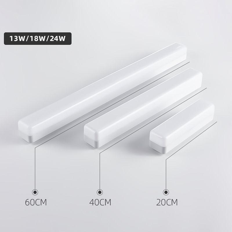 Arisha Modern Rectangular Wall Lamp, White