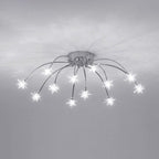 Arisha Art Deco Starry Flush-Mount Ceiling Light