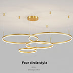 Remi Tri-Circle Linear Pendant Light