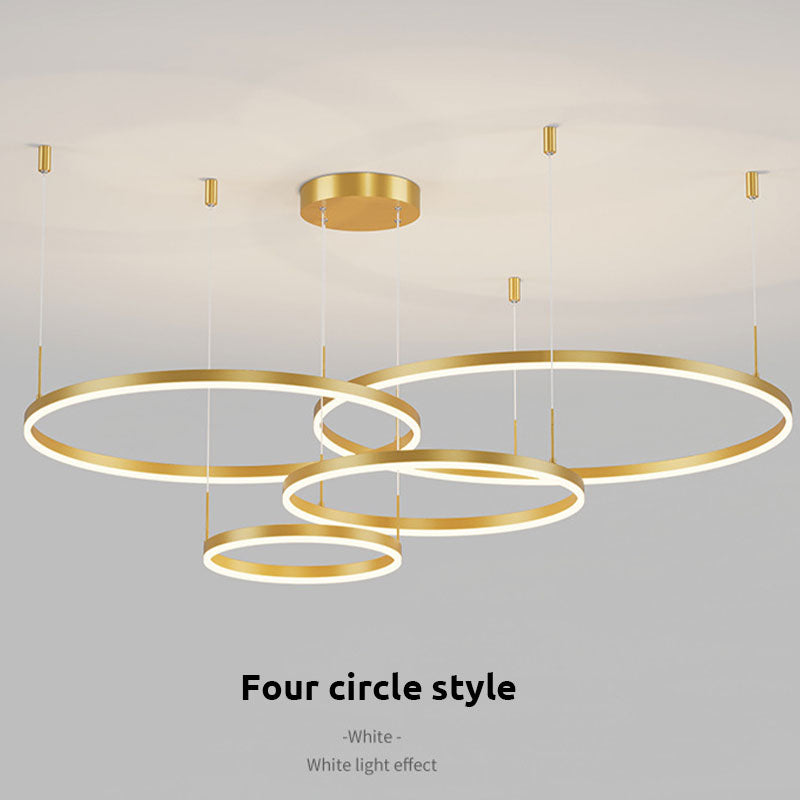Remi Tri-Circle Linear Pendant Light