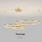 Remi Tri-Circle Linear Pendant Light