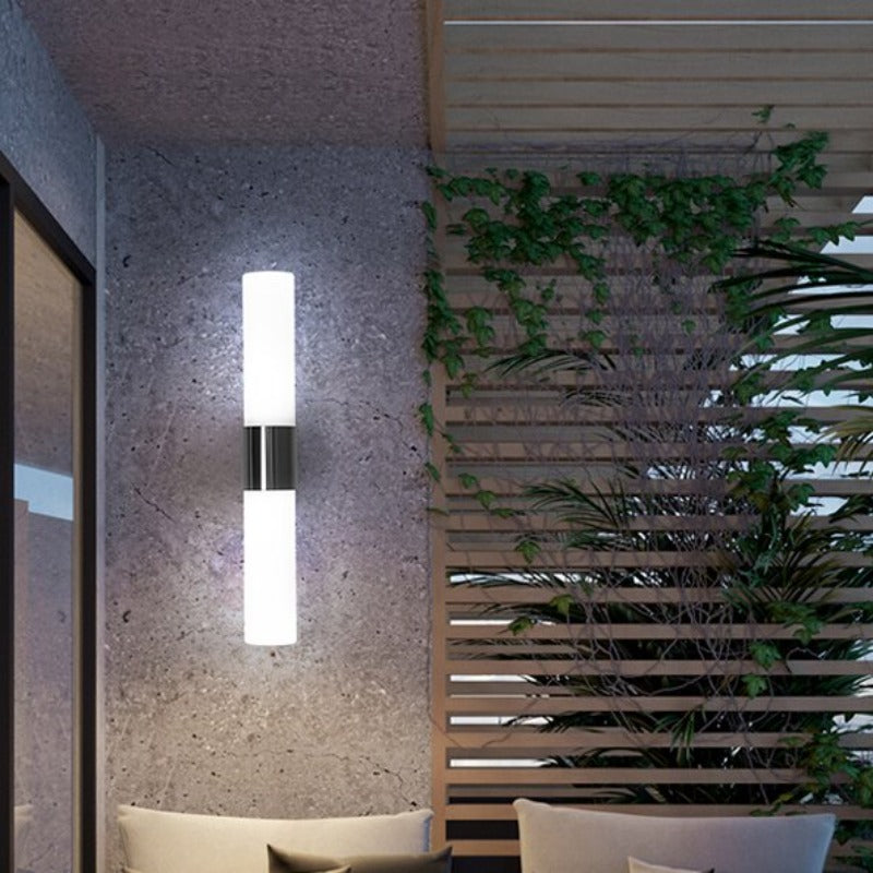 Arisha Modern Two-Light Metal & Glass Vanity Wall Sconce, Black and Gold Finish