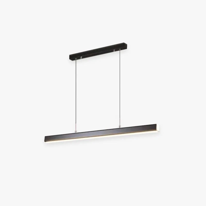 Thala Modern Linear Metal LED Pendant Light - Black or Brown