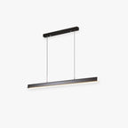 Thala Modern Linear Metal LED Pendant Light - Black or Brown